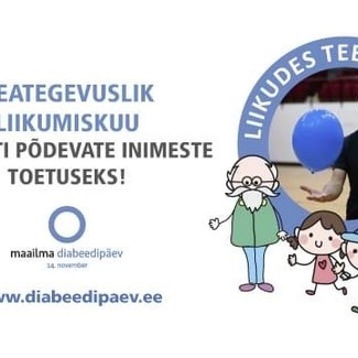 Maailma Diabeedipäeval 14. novembril 2021. a toimub Tartus Tähtvere Spordipargis heategevuslik 5 km jooks/kõnd