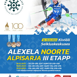 Alexela Noorte Alpisari jätkub 18-19.02 Kiviõli Seikluskeskuses