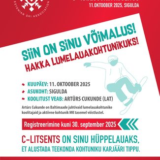 Lumelauakohtunike C-taseme koolitus